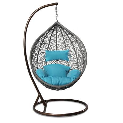 China Modern Custom Modern Outdoor Metal Egg Furniture Supergroup Swing Hanging Chair for sale