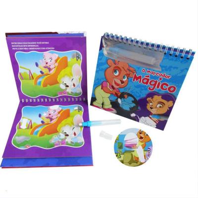 China paper & High Quality Custom Paperboard Magic Water Doodle Book Wipe Clean Book For Kids for sale