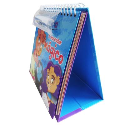 China paper & Cardboard New Design Water Magic Coloring Book With Drawing Pen for sale