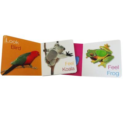 China Recycled and Eco-Friendly Stylish and Eco-friendly Popular Baby Touch and Feel Book Kids Books Educational Books, For Knowing Animals for sale