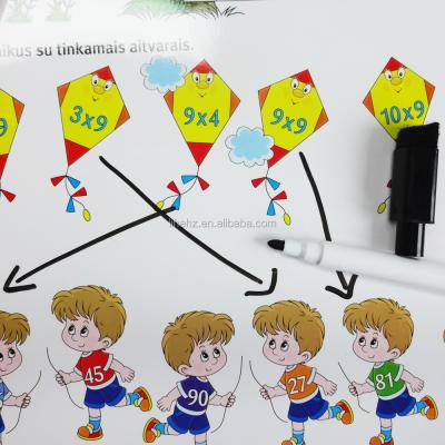 China paper & Custom High Quality Cardboard Kids Duster And Clean Marker Book And Printing Service Manufacturer for sale