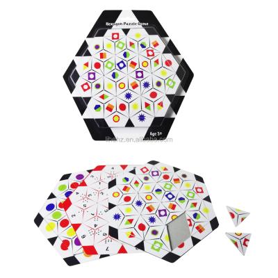 China Educational Toy Hot Selling Intelligent Innovative Hexagon Puzzle Funny Educational Game Toys For Sale, Kids Gift for sale