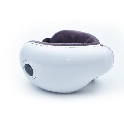 China Five Modes Air Pressure Vibration Mini Folding 180 Cordless Hot Compress Eye Massager for sale