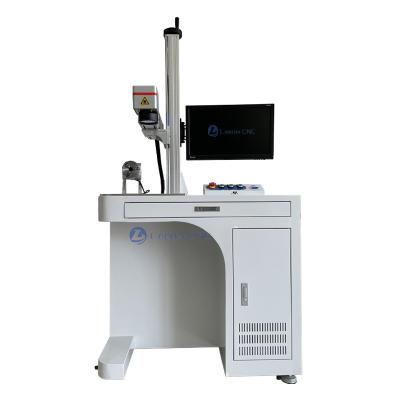 China Desktop Fiber Laser Marking Machine 20w 30w Deep Spot UV Fiber Laser Marker for sale