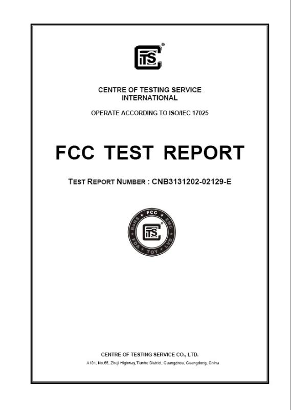 FCC - Zhejiang Zhengke Electromotor Co., Ltd.