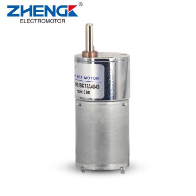 China ZGB25RP DC 6V 12V Eccentric Shaft DC Gear Dustproof Micro Motor 30R 100R 320R for Rack Encoder for sale