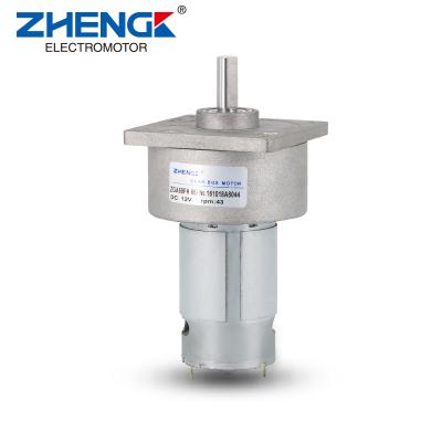 China Dustproof DC Gear Motor ZGA60FH Motor With Reducer for sale