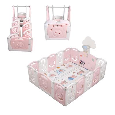 China Sturdy Modern Colorful Baby Playpen Kids Foldable Playpen for sale