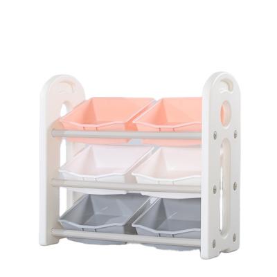 China Modern Preschool Kindergarten Baby Furniture Cabinet For Storage Kids Toys for sale