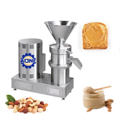 China Dairy Factory Coloidal Sesame Processing Grinding Machine Tahini Grinder Small Shea Milk Peanut Butter Make Machine for sale