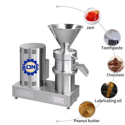 China Dairy Factory Instant Sale Small Automatic Peanut Butter Making Machine Nut Pasting Mill Cashew Colloid Grinding Machine for sale