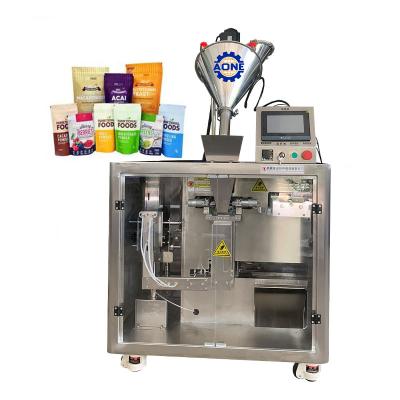 China Instant Food Vending Stand Up Bag Whey Protein Milk Ziplock Coffee Powder Automatic Doypack Packing Machine for sale