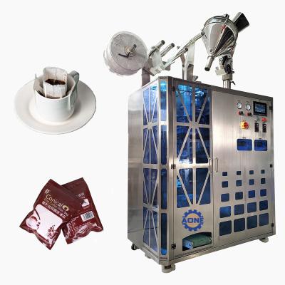 China Automatic Hanging Food Ear Sachet Filter Drip Coffee Bag Filler Seal Liner Machine for sale