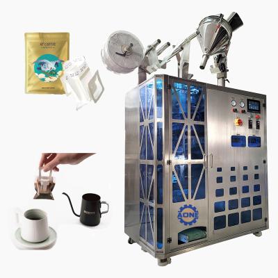 China Food Ear Tea Coffee Filter Paper Drip Sachet Tea Hanging Packing Machine for sale