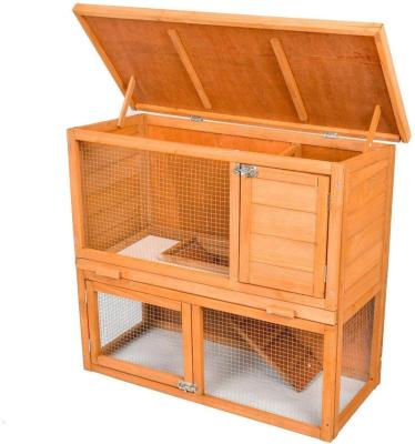 중국 Rabbit Windproof Cage Cage Cabinet Wooden Breeding Cage 판매용