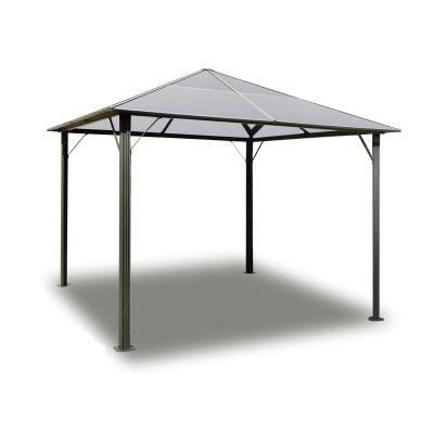 Китай 3x3M Aluminum Outdoor Garden Gazebo Hard Top Gazebo Anti-UV Roof Pavilion PCB Board продается