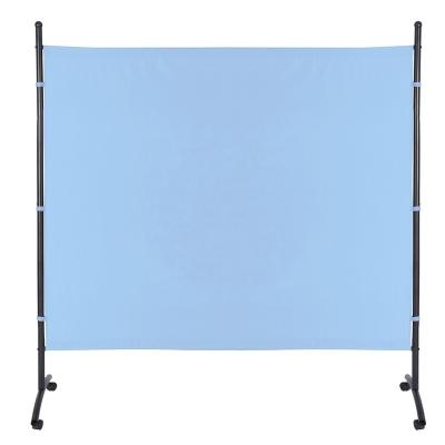 China CLASSIC Single Screen with Wheels Bathroom Bedroom Divider Portable Mobile Screen Divider for Living Room à venda