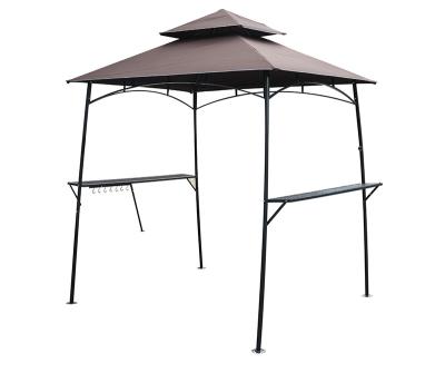 China Outdoor Garden BBQ Gazebo /Suits 10*10 Stability With Metal Grill Sun Shade for sale