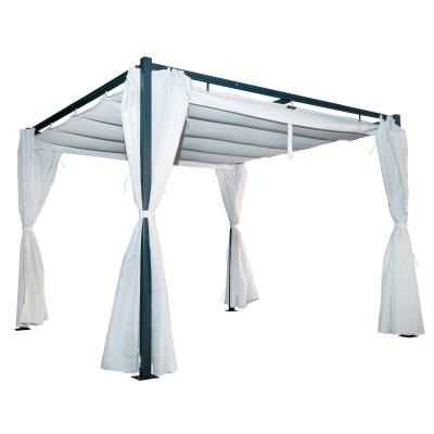 China CHEAP CUSTOM PRINTED LUXURY LUXURY Morden 10X10 CANOPY BELVEDERA WITH SIDE WALL for sale