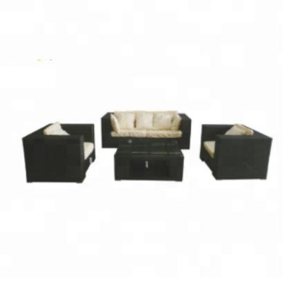 China Beautiful and Fashionable Dining Cube Set Outdoor Rattan Garden Furniture for sale