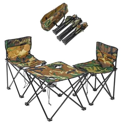 China 2021 Modern Portable Ultralight Outdoor Camping Folding Table And Chairs Lightweight Backpack Beach Picnic Furniture Set for sale