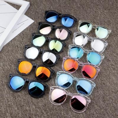 China Fashion Sunglasses Wholesale Cool Fashion Toddler Square Frame UV400 Plastic Mirror Children Baby Sunglasses for sale