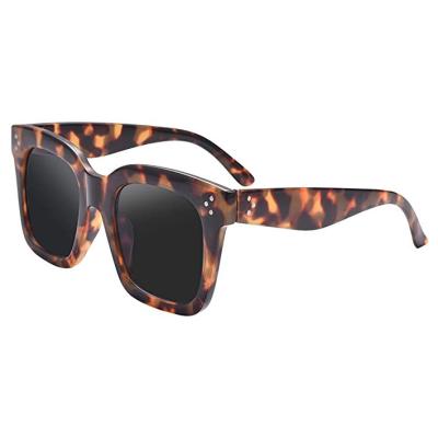 China Fashion Sunglasses Cool Fashion Style Acetate Anti Ultra Violet Wide Frames Printed Eyewear Sunglasses for sale