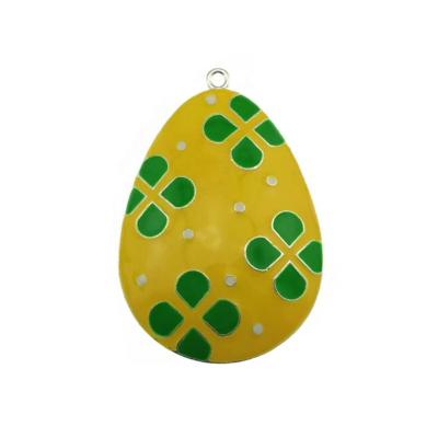 China Cute BOHEMIA Enamel Easter Egg Pendant Charms for Easter for sale