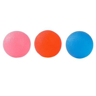 China Hot Band Finger Relieve Pressure Forming Around Elasticity Silicone Gel Hand Massage Grip Ball for sale