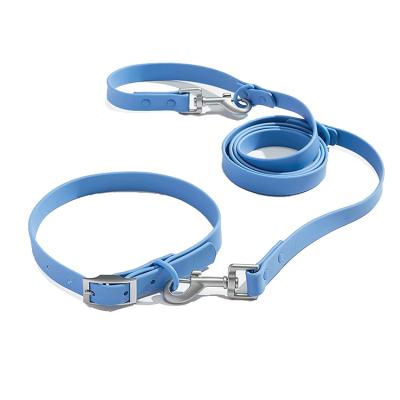 China New Design Custom Outdoor Waterproof Adjustable Dog Collar Leash Set for sale