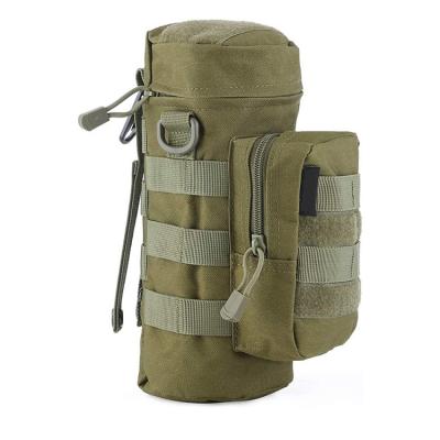 China 1000D Nylon Tactical Water Bottle Pouch Bag Holder Molle Sports Kettle Pouch Military for sale