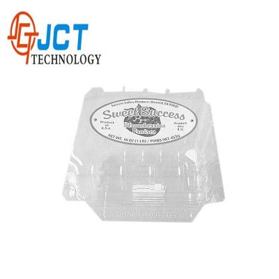 China Recyclable Customized Vacuum Forming Clear Strawberry Container Plastic Packaging Box for sale