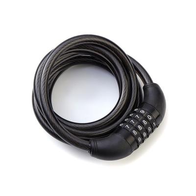 China Bicycle Lock 5 Digit Steel Wiring Code Customized Security Anti-theft Lock Security Bike Scooter Bike Cable Lock for sale