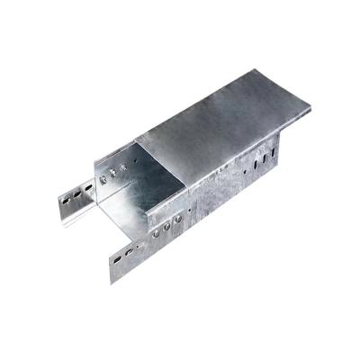 China Hot Dipped Galvanized Solid Metal Cable Tray Bottom Trunking Cable Tray Support Manufacturer Direct Sales for sale