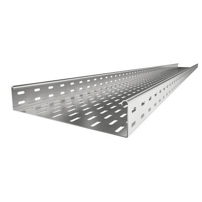 China Cable Wiring Perforated Cable Tray 2m-6m Metallic Galvanized Perforated Cable Tray Price List for sale