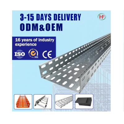 China Wire Cable China Manufacture Steel Perforated Cable Tray Supplier for sale