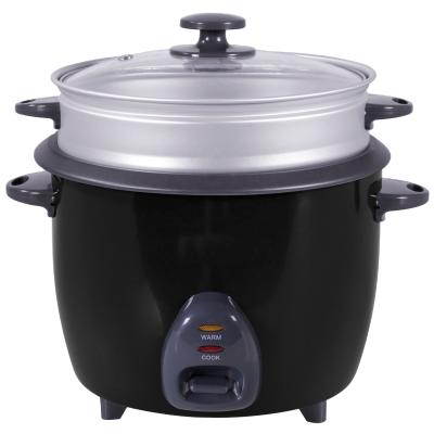 China System Factory Supply Black Color 1.8l 700W Base Drum Automatic Heating Electric Rice Cooker for sale