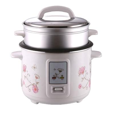 China Household 1.0L 1.2L 1.5L 1.8L 2.2L 2.8L Nonstick Aluminum Inner Pot Cylinder Rice Cooker with Steamer for sale