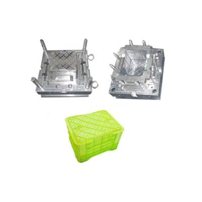 China Steel injection plastic fruit and vegetable crate mold making for sale