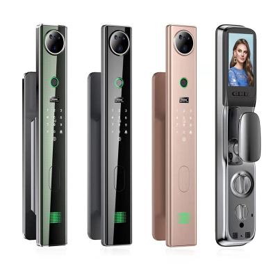 China Durable high security app tuya smart remote control smart door lock fully automatic smart door lock face recognition for sale