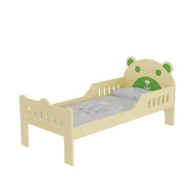 China Low Price China Environmental Material Cheap Railing Kids Bed Wood Frame Living Room Kindergarten Kids Bed Hotel Child Bed for sale