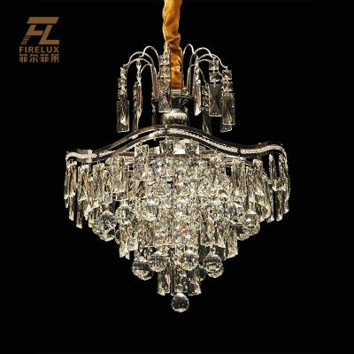 China Custom porcelain available k9 Crystal Chandelier contemporary 19.7