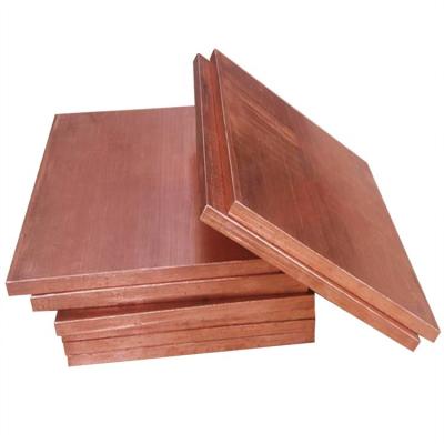 China Cooper Red Sheet Copper Plate Pure Copper Sheet Manufacture Wholesale Price for sale