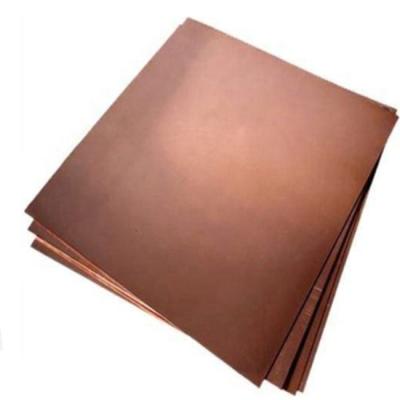 China Manufacture 4x8 Copper Sheet Price 99% Pure Copper Plate C10100 C10200 C10300 Copper Sheets For Industrial for sale