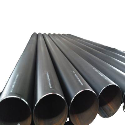 China Ms Steel ERW carbon ASTM A53 black iron pipe welded sch40 for sale