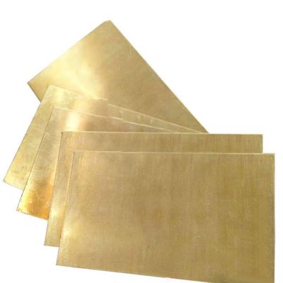 China Hot selling Cheap Decorative Brass Copper Sheets Customized H65 Copper Plate Polished Brass Sheet in stock High quality for sale