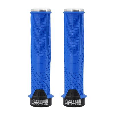 China LUNJE Mountain Bikes Customize Silicone Rubber Grip Grip For Bicycle Grip Rubber Bike Grip Non-Slip Sleeve for sale