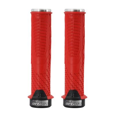 China LUNJE Mountain Bikes Bicycle Bar Grips Outdoor Mountain Bike Bicycle Silicone Grip Grip Recycling Anti-Skid Mountain Bike Accessories for sale