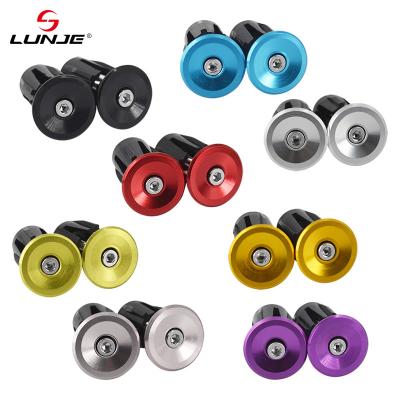 China High Quality 6061-T6 Alloy Bike Grip Bar Aluminum End Plugs MTB Road Bicycle Handlebar End Plugs for sale