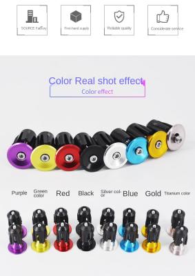 China 6061-T6 Alloy 6061-T6 Mountain Road Bike Handlebar Grips End Caps High Quality Aluminum Alloy Bicycle Bar End Recycling Plugs for sale